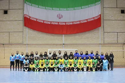 گزارش تصویری/ دیدار تیم‌های ملی فوتسال بانوان بزرگسالان و جوانان