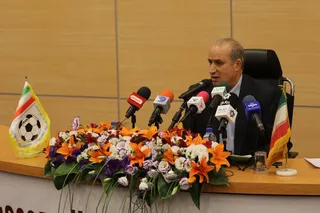 نشست مطبوعاتی رییس فدراسیون فوتبال