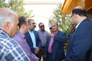 بازدید بازرس کل امور ورزش سازمان بازرسی و رییس فدراسیون فوتبال از مجموعه ورزشی آزادی