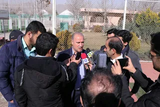 تمرین تیم ملی فوتبال امید با حضو رتاج