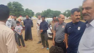حضور پور موسوی در مناطق سیل زده