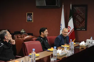 دیدار رئیس فدراسیون و کادر فنی تیم ملی فوتبال با وزیر ورزش و جوانان
