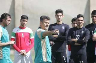 اردوی فوتبال جوانان در کمپ صفائیه اصفهان