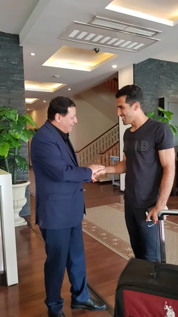 ورود بازیکنان تیم ملی به هتل آکادمی
