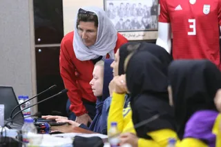 گزارش تصویری مربیگری فوتبال پایه بانوان