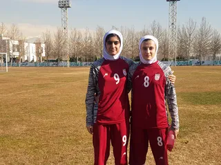 تمرین تیم ملی فوتبال دختران زیر 16 سال