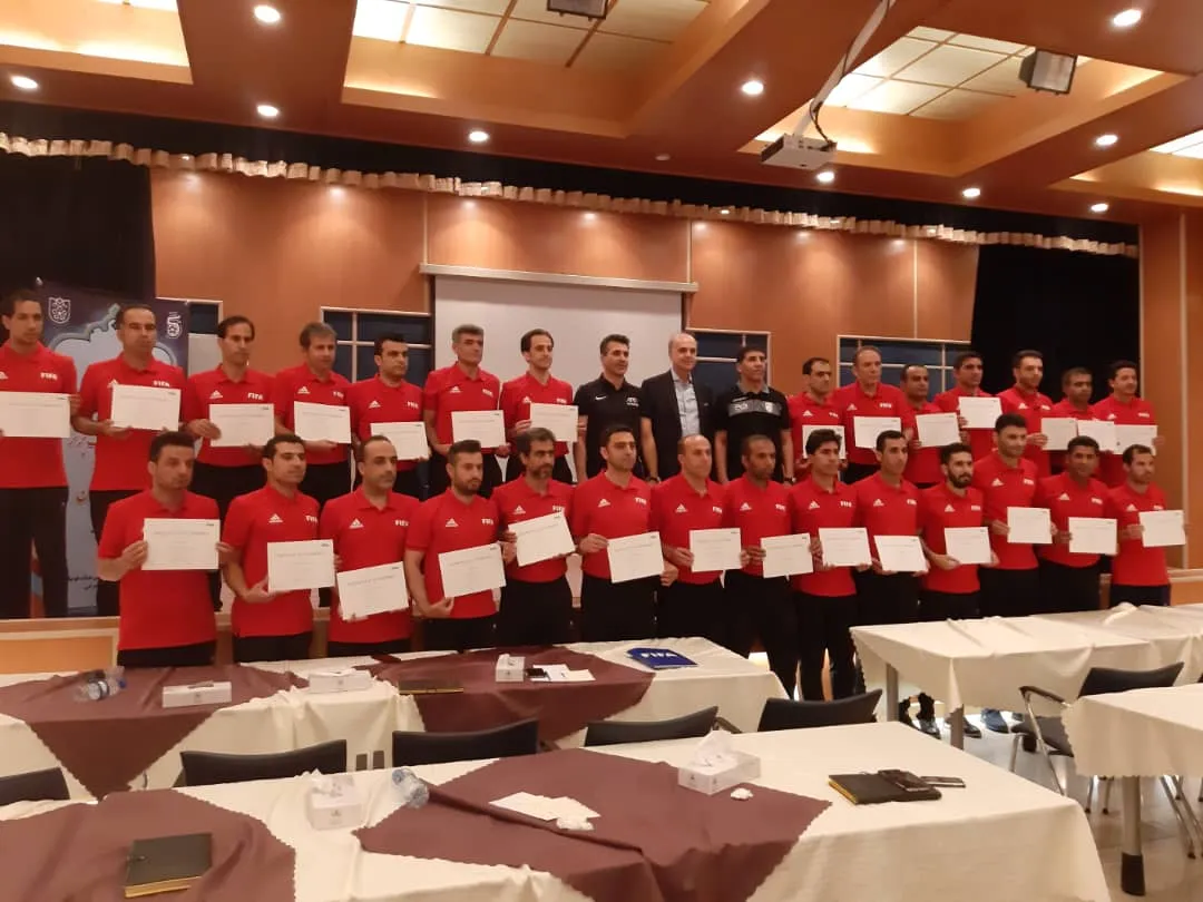 پایان دوره توجیهی و دانش‌افزایی نیم فصل داوران لیگ برتر فوتسال