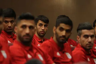 برپایی مراسم معارفه کادر فنی با بازیکنان تیم ملی
