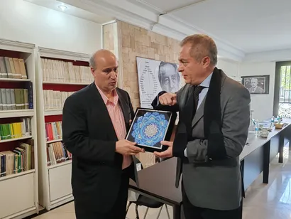 دیدار رئیس فدراسیون با سفیر مکزیک در ایران