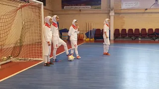 تمرینات تیم ملی فوتسال بانوان