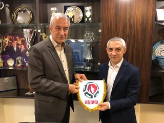 دیدار نایب رئیسان اول فدراسیون فوتبال ایران و بلاروس