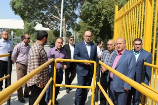 بازدید بازرس کل امور ورزش سازمان بازرسی و رییس فدراسیون فوتبال از مجموعه ورزشی آزادی