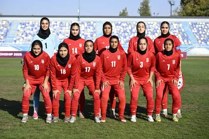 پیروزی دختران نوجوان ایران برابر میزبان