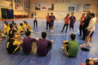 تمرین فوتسال