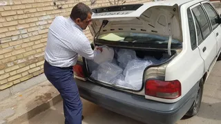 حضور پور موسوی در مناطق سیل زده