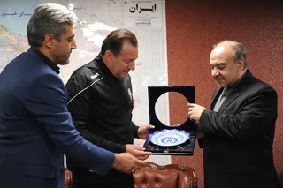 دیدار رئیس فدراسیون و کادر فنی تیم ملی فوتبال با وزیر ورزش و جوانان