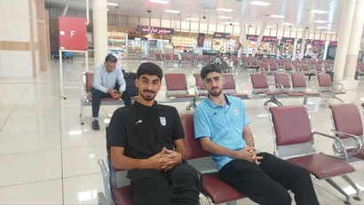 ویدیو/۲ نسل فوتبال ایران همسفر شدند