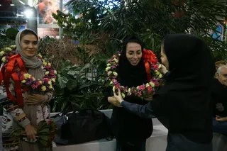 استقبال از ناظمی و فتحی